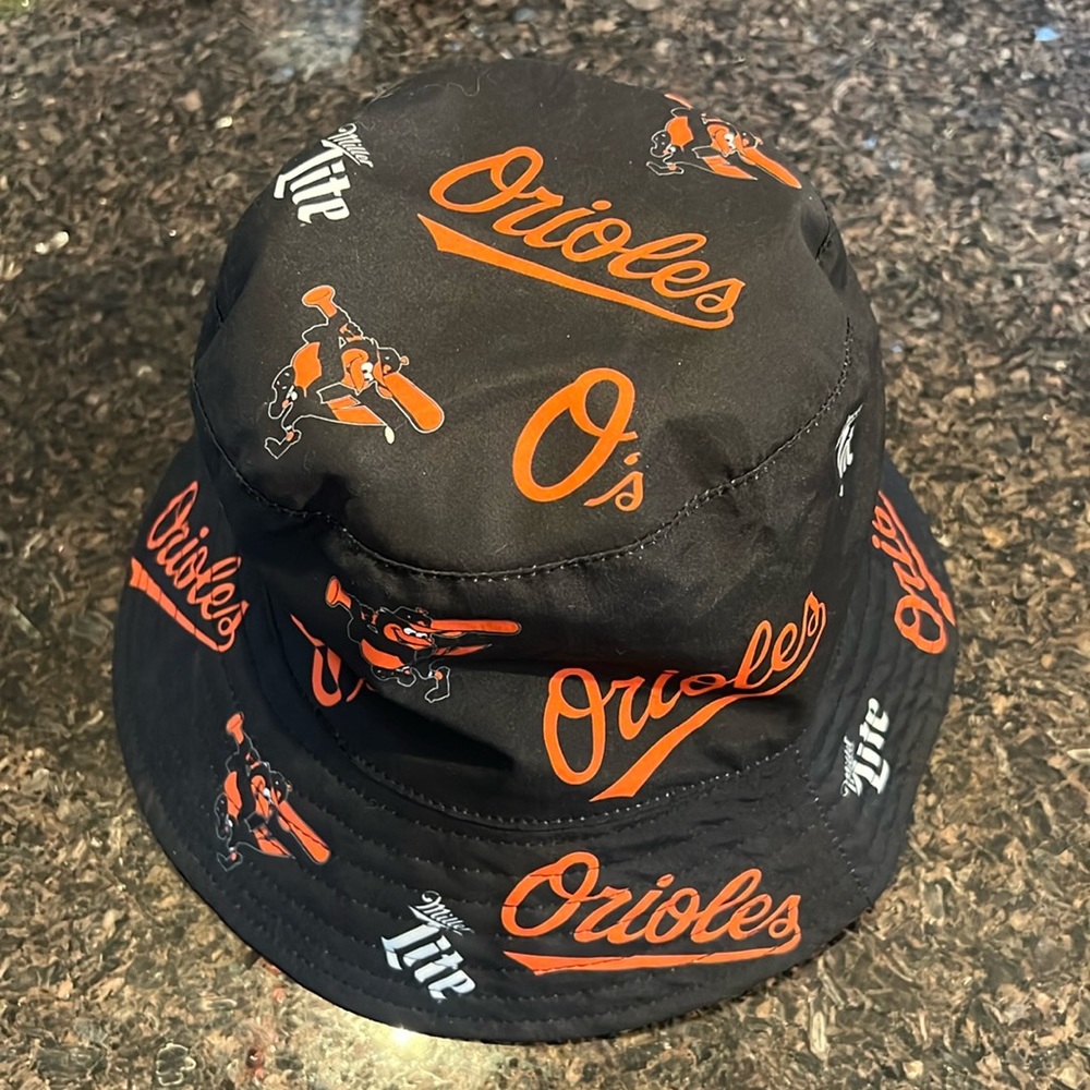 Baltimore Orioles 2023 SGA Camden Yards Floppy Hat Bucket Hat Miller Lite